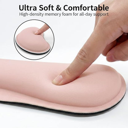 Bloss 2 Pink Wrist Rest for Mouse & Keyboard, Ergonomic Wrist Support | Soft - Image 6