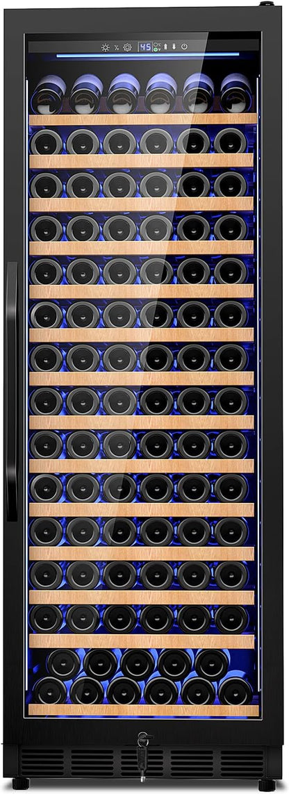 24 Inch Wine Cooler Refrigerator, 179 Bottles Wine Fridge Large Capacity - Image 9