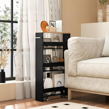 LOKO Slim Storage Cart, 4-Tier Rolling Cart - Image 2