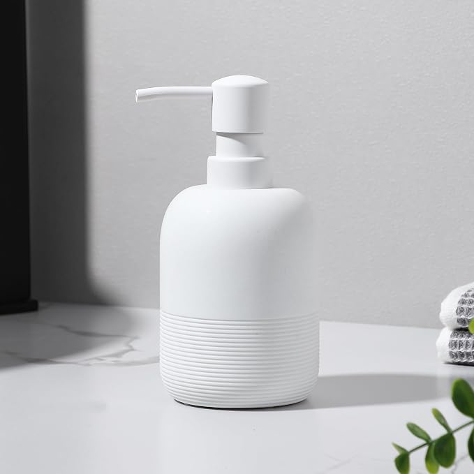 Soap Dispenser White, Hand Soap Lotion Dispenser - Image 4