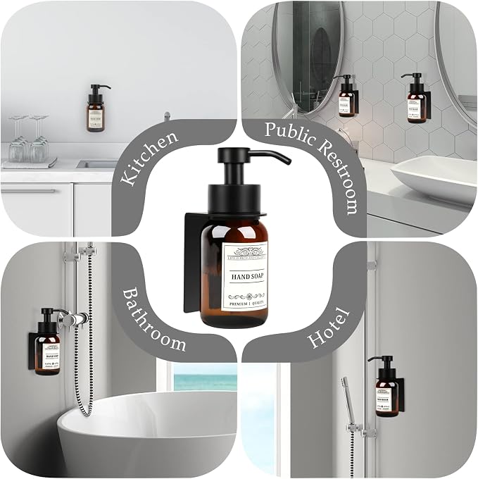 8.5oz Glass Soap Dispenser 2 Pack - Image 7