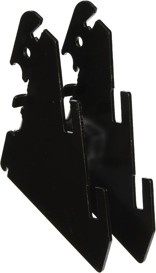 Wall Control Slotted Metal Pegboard Bracket Pair Accessory Pack Pegboard and by Wall+Control
