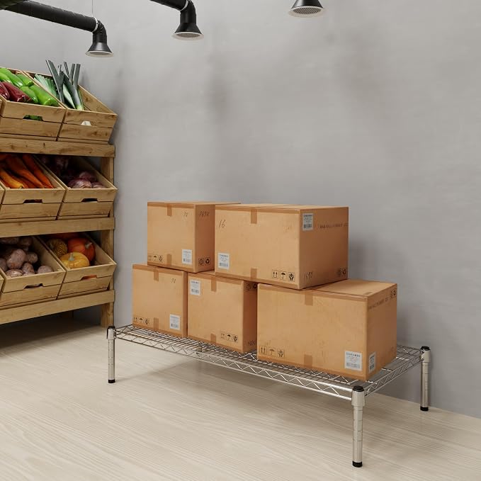 21" Deep x 42" Wide x 8" Height Wire Shelving Kit | 1-Tier | NSF Commercial - Image 2