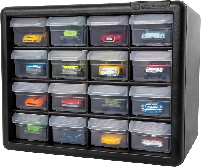 Akro-Mils 16-Drawer Plastic Cabinet - Image 17