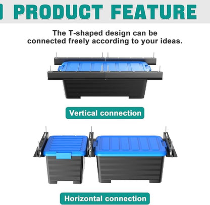 EVERHANGER Ceiling Storage Rack, Heavy Duty Overhead Storage Rack - Image 4