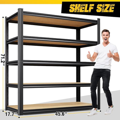 2-Pack Heavy Duty Garage Shelving - Image 2