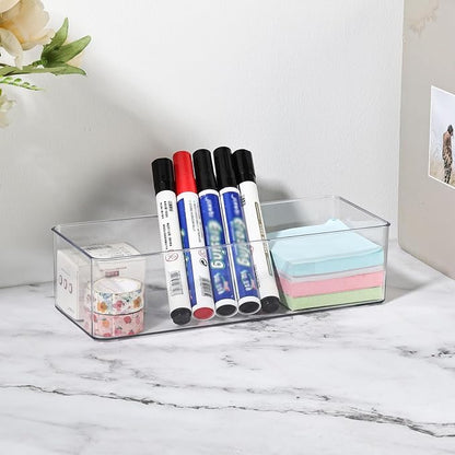 Acrylic Makeup Brush Holder Organizer, 1 Pack 1 Section Clear Plastic Makeup - Image 6
