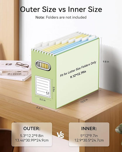 Portable Collapsible Cardboard File Box - Image 2