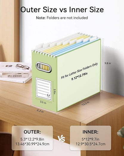 Portable Collapsible Cardboard File Box - Image 2