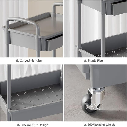 4 Tier Rolling Utility Cart - Image 5