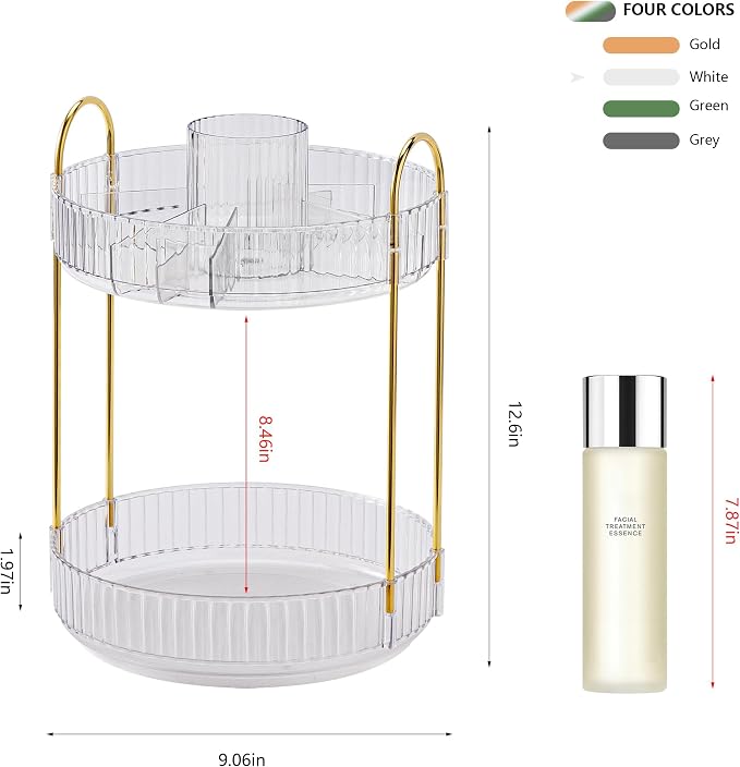 YCIA&DONE Rotating Makeup Organizer - Image 5
