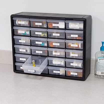 Akro-Mils 24 Drawer Hardware, Craft and Office Supply Storage Cabinet Bundle - Image 2