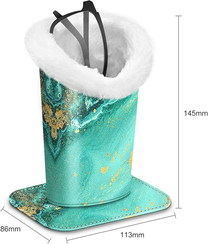 Fintie Plush Lined Eyeglasses Holder, Glasses Stand Case, Anti-scratch Glasses - Image 3