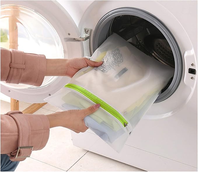Mesh Laundry Bags 6-Pack Medium 16 x 12 Inch Laundry Wash Bag Colorful Zipper - Image 7