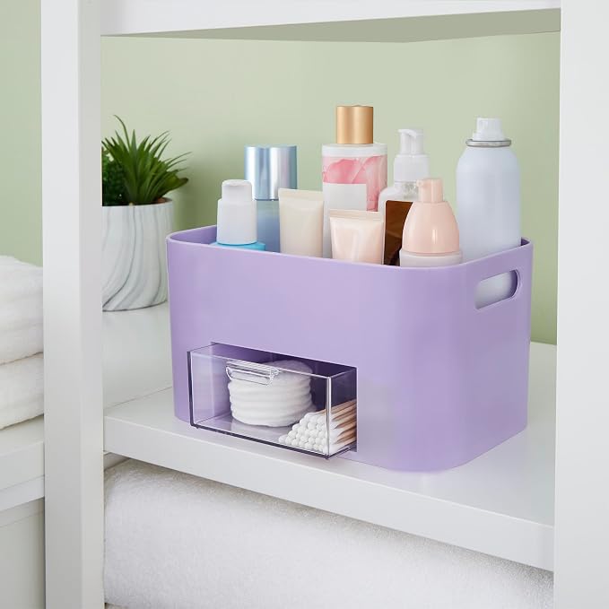 STORi Bliss Lilac Purple Makeup Organizer - Image 3