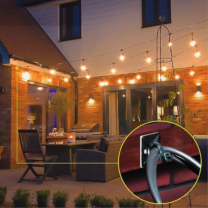 XHF 3/4" Strong Back-Glue Self Adhesive Black Cable Zip Tie Mounts 100pcs - Image 7