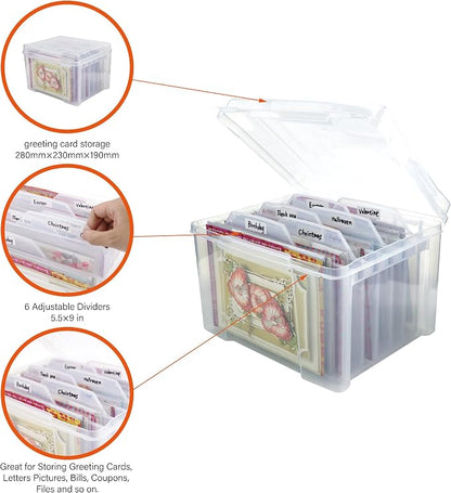 Greeting Card Storage & Organizer Box - Image 3