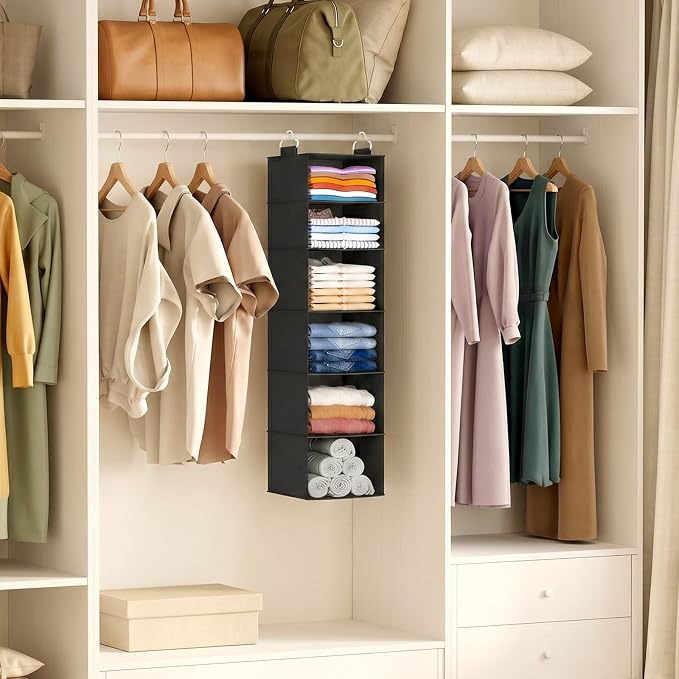 Lifewit 6 Tier Hanging Closet Organizer and Storage - Image 2