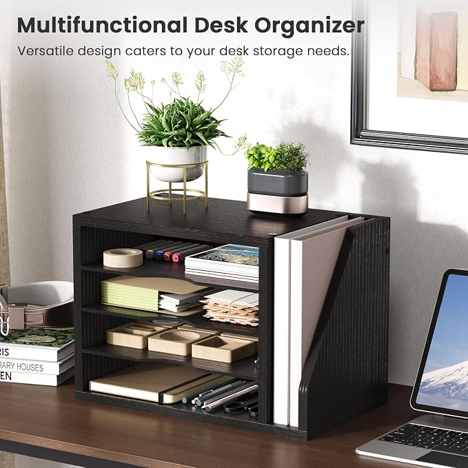 Wooden Mail Organizer, Desk Organizer - Image 2