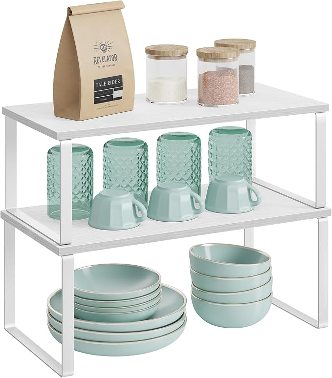 SONGMICS Cabinet Organizer Shelf, Kitchen Storage, Spice Rack, Expandable - Image 8