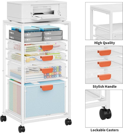 Marbrasse Rolling File Cart - Image 6