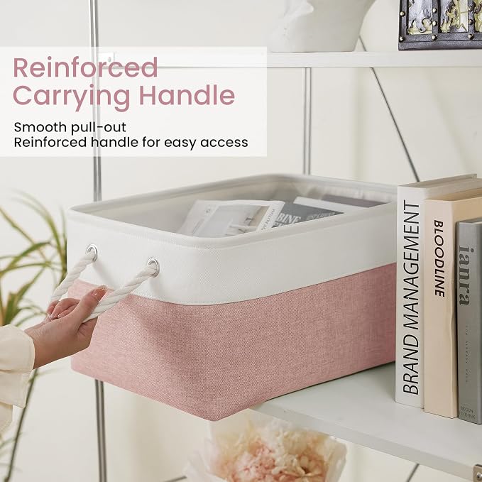 15.7x11.8x8.26 Inch Fabric Large Storage Bins - Image 4
