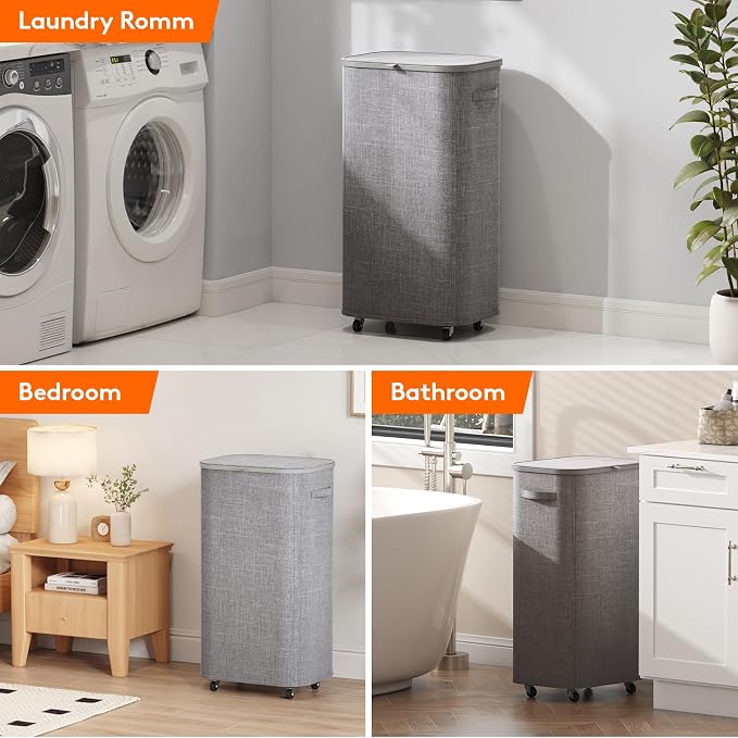 Lifewit 105L Plastic Laundry Basket - Image 8