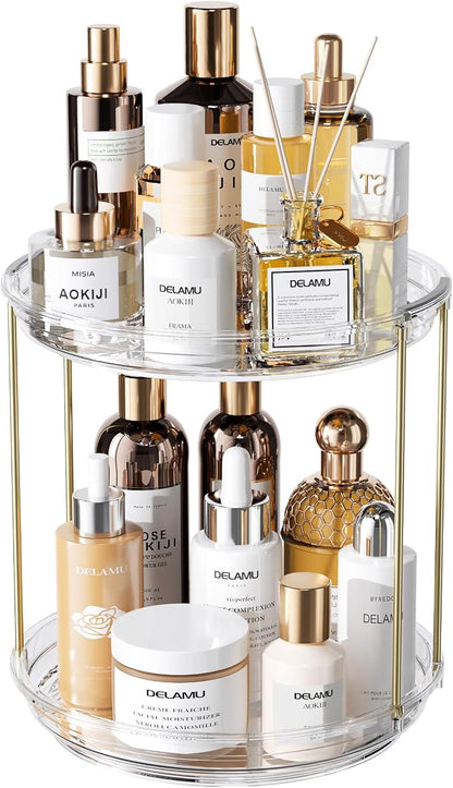Delamu Rotating Makeup Organizer by DELAMU