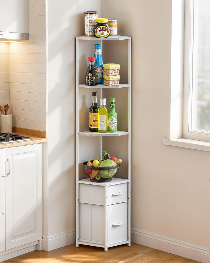 Housolution Corner Shelf Stand - Image 7