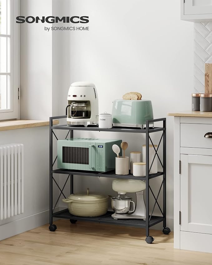 SONGMICS 3-Tier Metal Storage Rack - Image 2