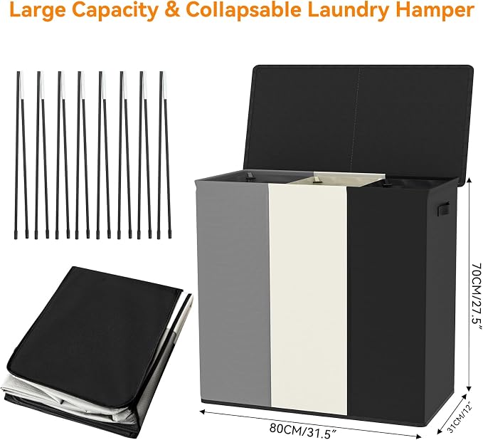 WOWLIVE 180L Laundry Hamper - Image 5