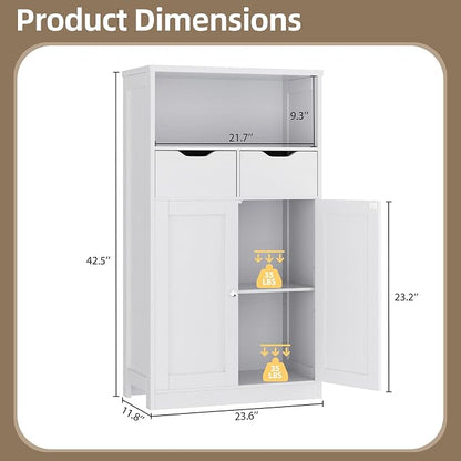 Walsunny Floor Storage Cabinet, Organizer - Image 2