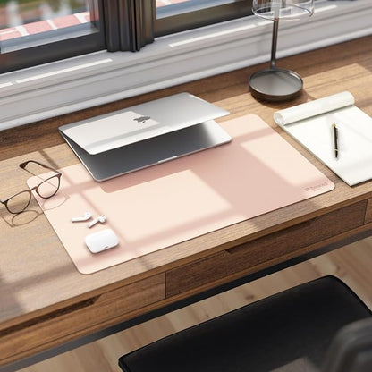Smead Desk Pad, Vegan Leather Desk Mat - Image 7