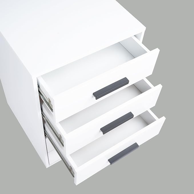 5-Drawer Rolling Under Desk Storage Cart - Image 9