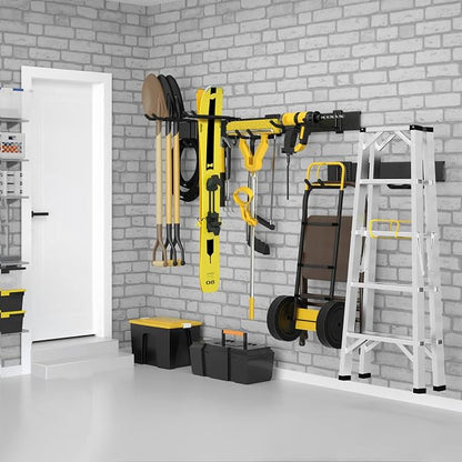 48" Garage Tool Organizer Wall Mount, 440lbs Garden Garage Storage Garage - Image 7