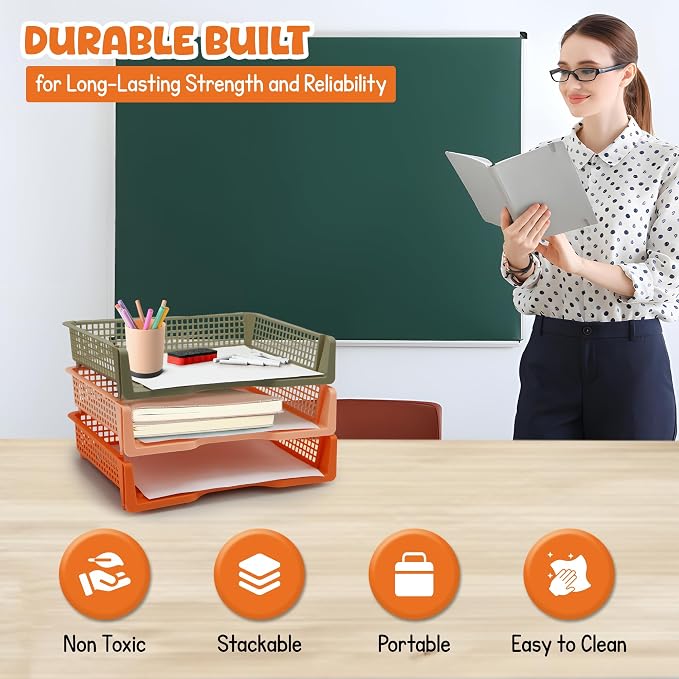4E's Novelty 6 Pack Stackable Trays - Image 2