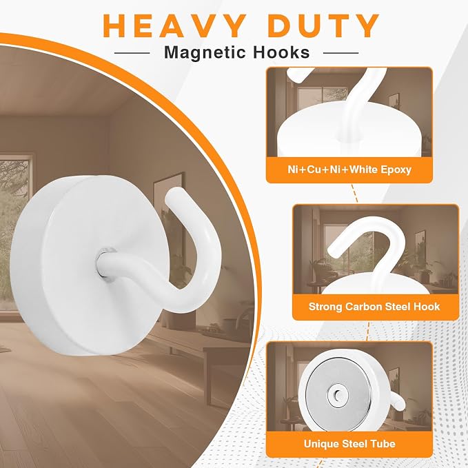 Neosmuk Magnetic Hooks Steel Tube Design - Image 5