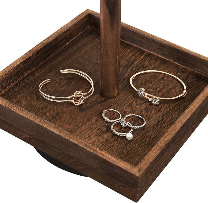 Ikee Design Wood Rotating Jewelry Display - Image 6