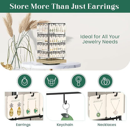 EsLuker.ly Rotating Earring Display Holder Stand - Image 3