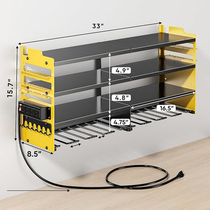 POKIPO Large Power Tool Organizer Wall Mount - Image 7