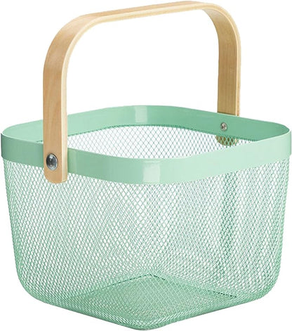 AJIODA Metal Mesh Steel Basket, Storage Organizer Basket Multi-functional by AJIODA
