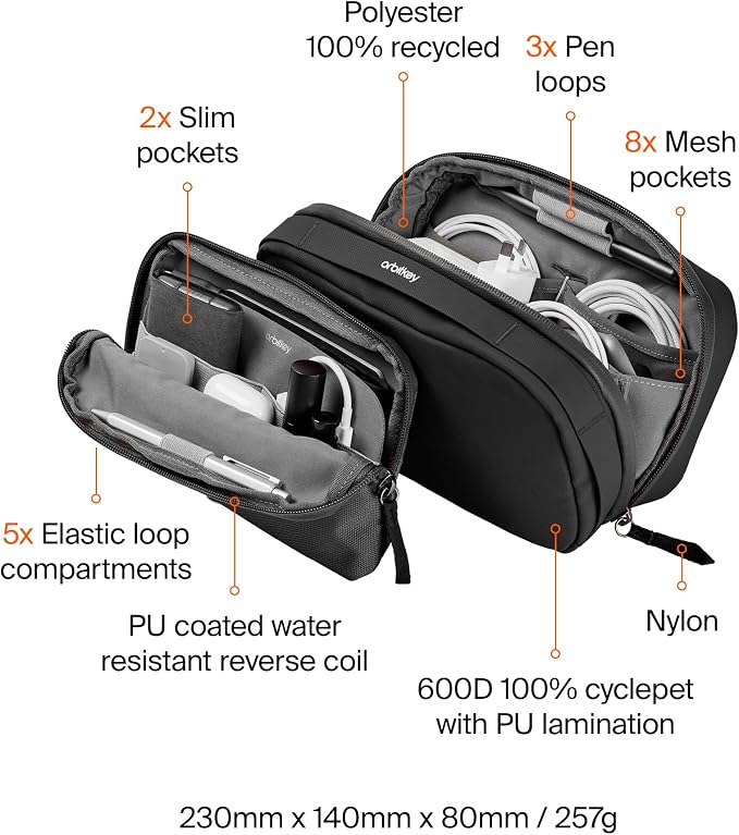 Orbitkey 2-in-1 Tech Accessory Pouch - Image 5