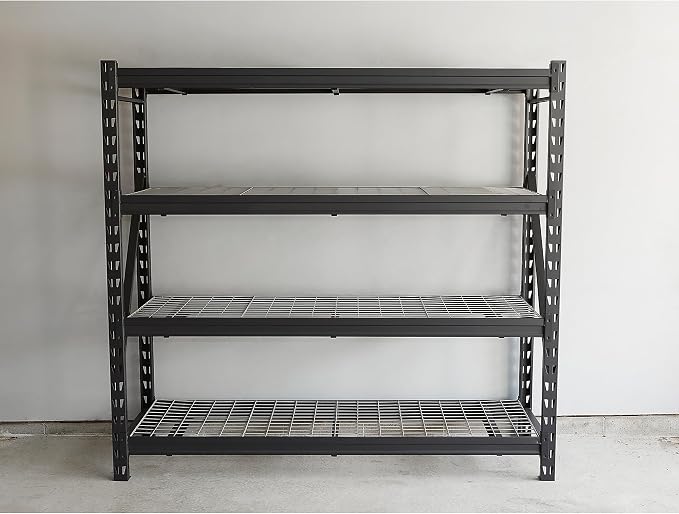 Ironton 4-Tier Storage Shelving, 77in.W x 72in.H x 24in.D - Image 7
