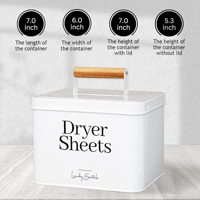 Simplation Modern Farmhouse Dryer Sheet Holder - Image 5
