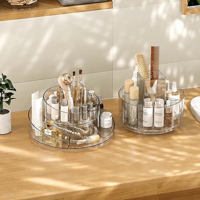 Taiuloo 360 Rotating Makeup Organizer, Lazy Susan Cosmetics Storage Turntable - Image 7