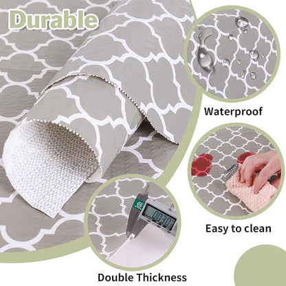 Drawer and Shelf Liner for Kitchen Cabinet: 12 in X 20 Ft Non Slip Waterproof - Image 3