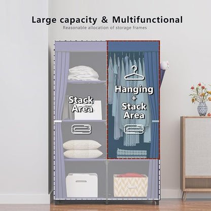 SORCEDAS Portable Closet Wardrobe Organizer Storage - Image 5