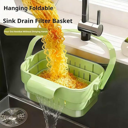 Foldable Hanging Sink Drain, No-Drill Hanging Drain Rack - Image 2