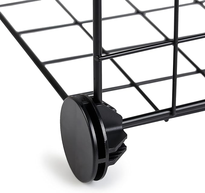 Amazon Basics Cube Wire Grid Stackable Storage Shelves, 12.6"D x 26"W x 38"H - Image 5