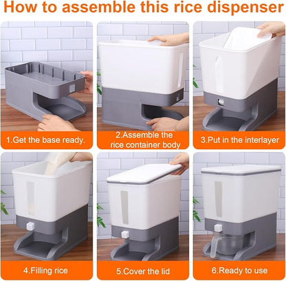 Mity rain Rice Dispenser 20 Lbs - Image 7